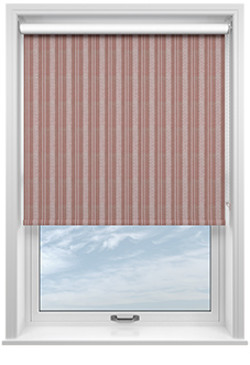 Form Striped, Evening Rose - Roller Blind